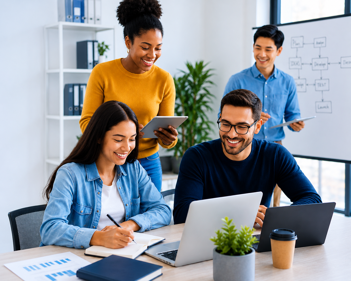Learners building digital skills